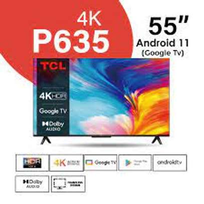 TCL 55 INCH SMART FRAMELESS P635 GOOGLE 4K TV NEW image 3