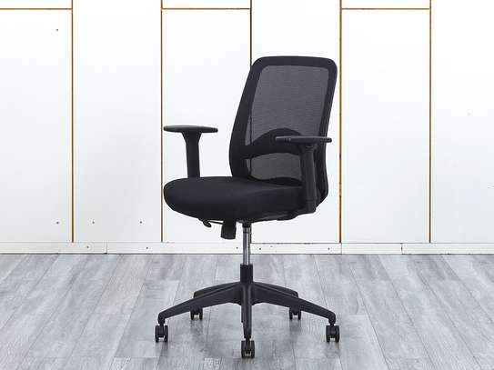 Office chair: Medium back orthopedic office chair image 3