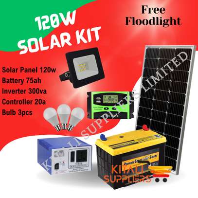 120w Solar Kit with Free Floodlight. image 1