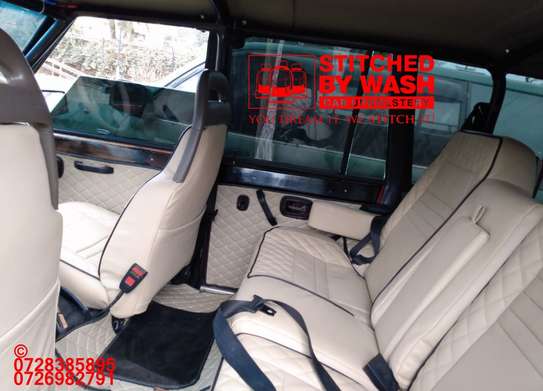 Range Rover seat covers upholstery image 14