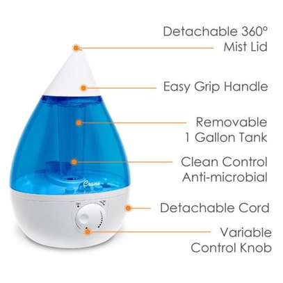 Ultrasonic Humidifier, Aroma Diffuser,  Nebulizer , Air Purifier Cool Air Mist  2.4L image 2