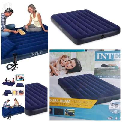 INTEX inflatable mattress with hand pump/CRL/dski image 1