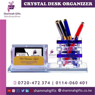 Crystal Desk Organizer perfect gift for office image 1
