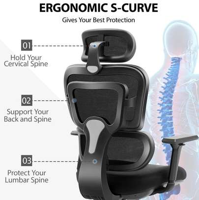Office Chair: Classic Lumbar Support Office Seat image 3