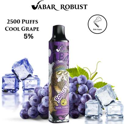 Vabar Robust 2500 Puffs 5% Disposable Vape – Cool Grape image 2