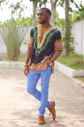 Traditional dashiki shirts image 7