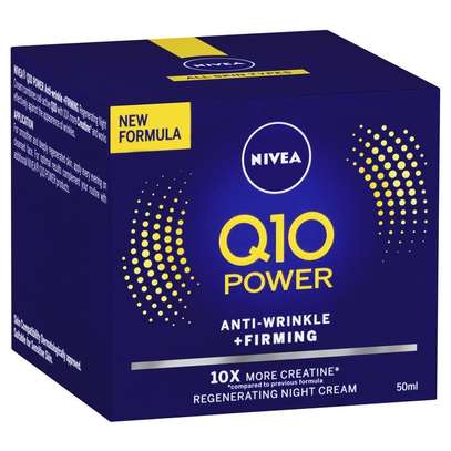 NIVEA Q10 Power Anti-Wrinkle Day Cream 50ml & Night Cream image 1
