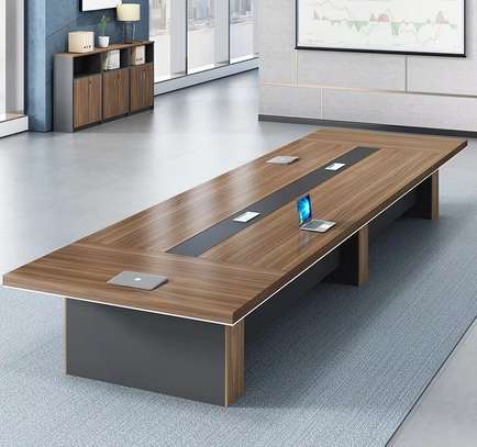 Office Table :  14 Chair Office Boardroom Table Setup image 11