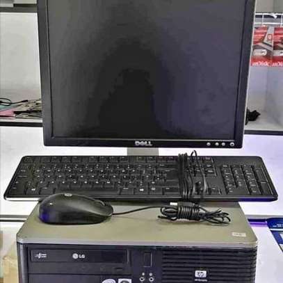 HP Desktop Core I3 500 HDD,4GB RAM, Complete Black image 1
