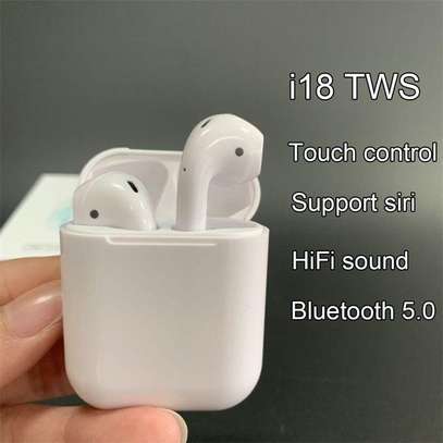 Bluetooth Wireless Earbud ISO And Android- White image 2