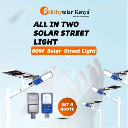 All in Two 60W Solar Street Light image 1