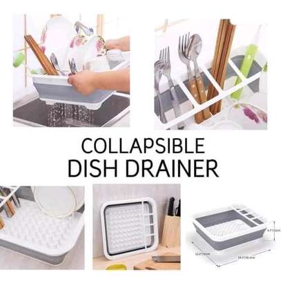 Silicon collapsible dish Drainer image 2