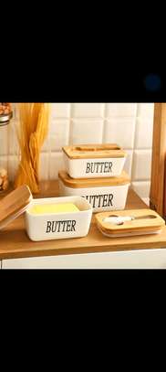 Butter ceramic storage container image 3
