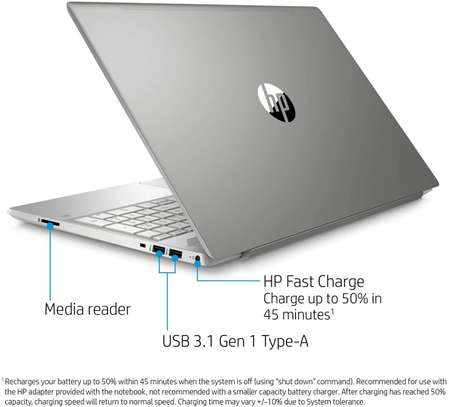HP Pavilion 15-CS Intel i5-1035G1 12GB 512GB SSD 15.6-Inch Full HD WLED Touch Screen Laptop image 4