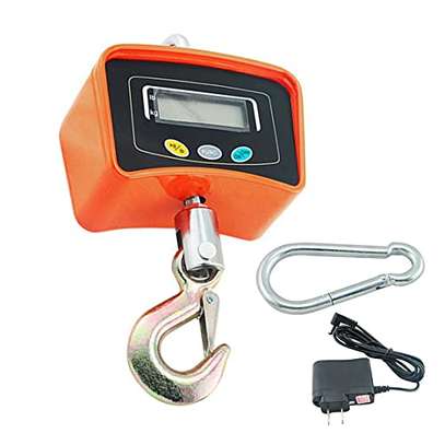 Portable 500KG LCD Digital Hanging Scale 1100LBS image 1