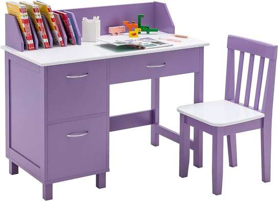 Super quality wooden kids studydesk with a chair image 6