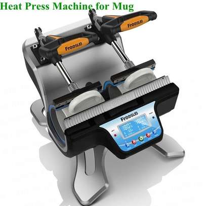 FREESUB Double Station Mug HeatPress Machine With Heat Pad image 1