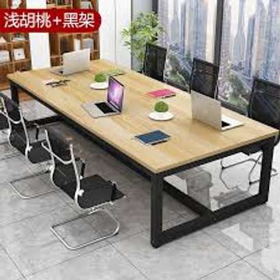 2.4 Meter 8-Person Metal Framed Meeting Conference Table image 4