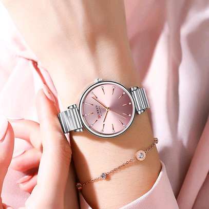 Curren 9081 Creative Steel Women’s Bracelet Watch image 2