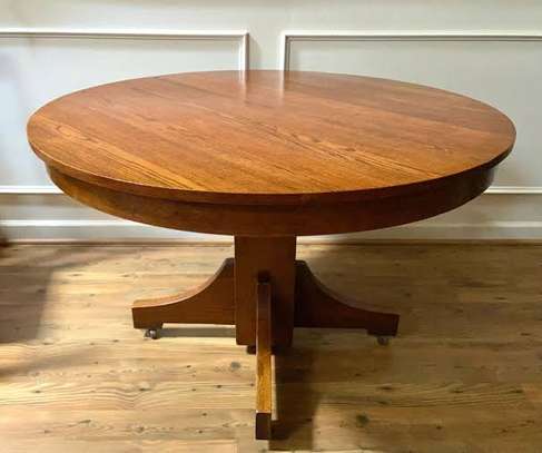 Mvule hardwood dining tables 6 or8 seaters image 2