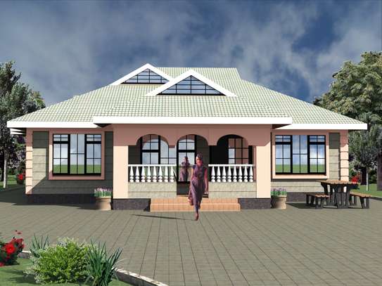 proposed 3 bedroom house plan image 1