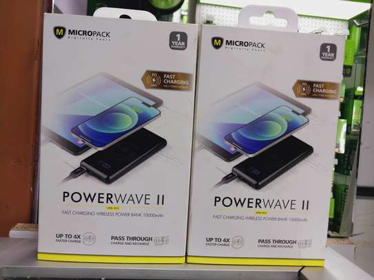 Powerbank Wireless 10.000mah Micropack Powerwave Ll QC 3.0 image 3