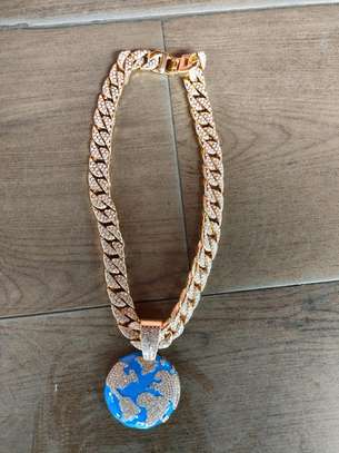 Iced Cuban link Miami Chains with pendants
Ksh 2500 image 2