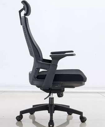 Office Chair: Swivel Orthopedic Chair with Comfort Headrest image 4