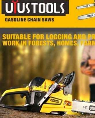 Gasoline  chain saw 44cc 18inch image 1