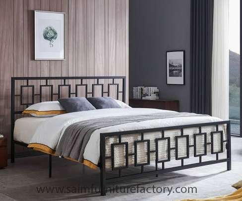 High quality, stylish and modern steel beds image 3