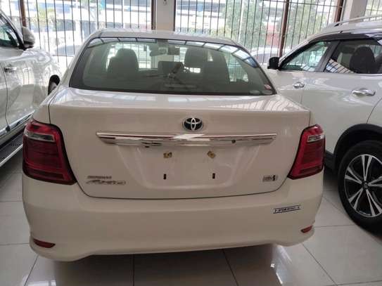 Toyota Axio hybrid white colour on sale image 2