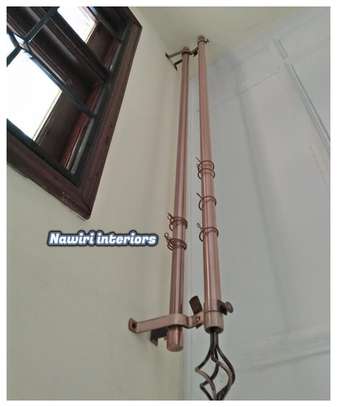 Durable long curtain rods image 1