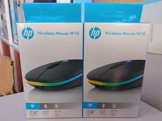 HP W10 LED WIRELESS MOUSE, RECHARGEABLE SILENT MOUSE 2.4G image 2