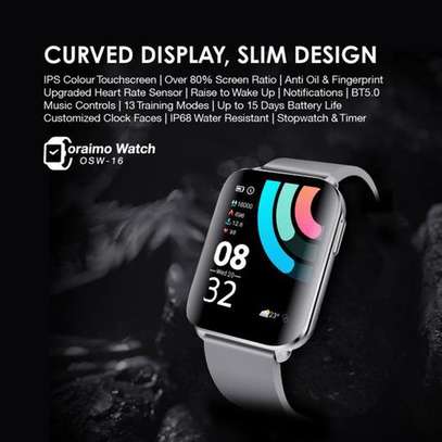 Oraimo Silver Edition Smart Watch 1.69'' IPS Screen IP68 image 3