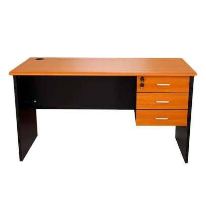 Office tables: Office table with drawers- 100cm long image 4