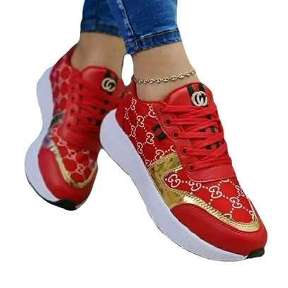 Ladies Comfy Fashion Sneakers image 1