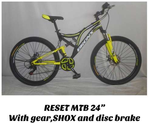 Reset MTB 24" bike with Gear, shox and disc breaker. image 1