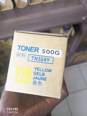 High quality TN 324 yellow toner image 2