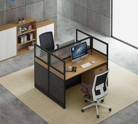 Office Workstation: Office Desk for 4 People image 3