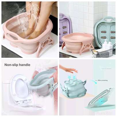 Foldable foot bath massager image 1