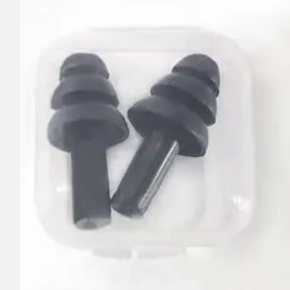 2 Noise Reduction Ear Plug Case With Plastic Box Silicone image 2