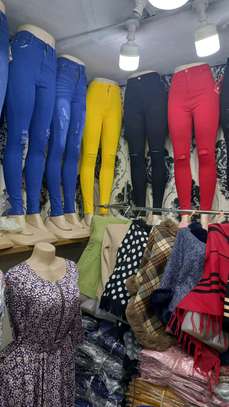 *Quality Original Designer Ladies Business Casual Denim Jeans Pants* image 1