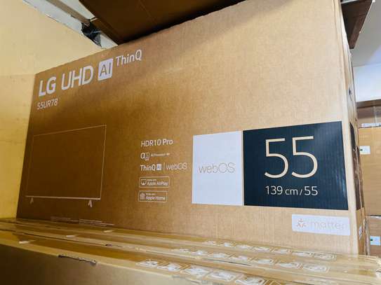 LG 55 INCHES SMART UHD FRAMELESS 4K TV image 3