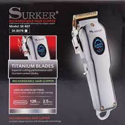 Surker Rechargeable Electric Hair Clipper  SK-807B image 1
