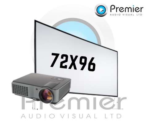 Hire a Projector and Rear projection Screen image 1
