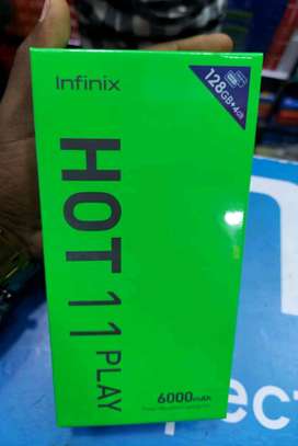 Infinix Hot 11 Play 128gb+4gb Ram 6000mAh Battery (New Sealed) +Delivery image 1