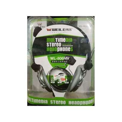 Weile Multimedia Stereo Headphones With Microphone image 2