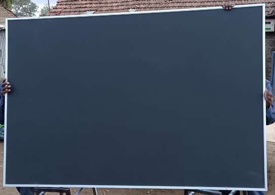 Wall mount Blackboard, with aluminum frame 8*4FT image 3