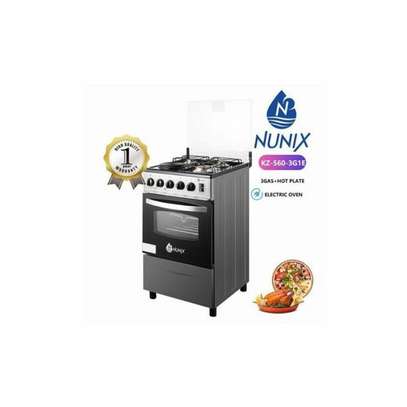 Nunix Cooker 3 Gas 1 Electric Burner Standing Cooker image 1