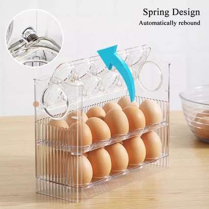 3 Layer acrylic layer egg storage tray image 2